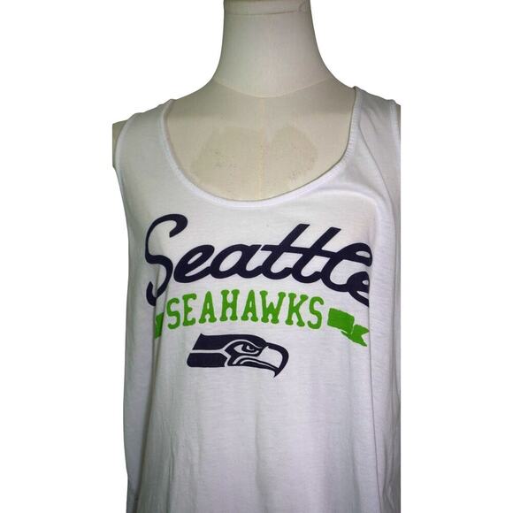 Women's Touch Seahawk Cotton Tank - Size XL - Picture 2 of 5